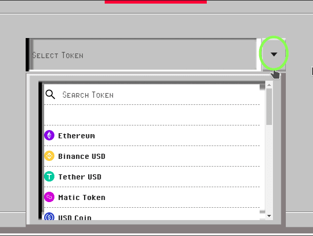 Select Your Deposit Token step 5