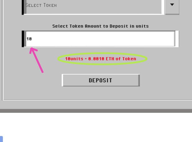 Enter Amount Units step 6